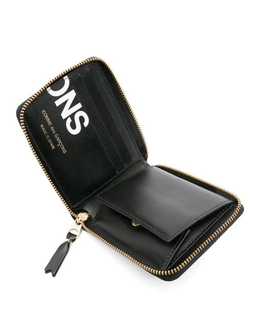 Comme des Garçons Black Wallet Huge Logo Wallet for men
