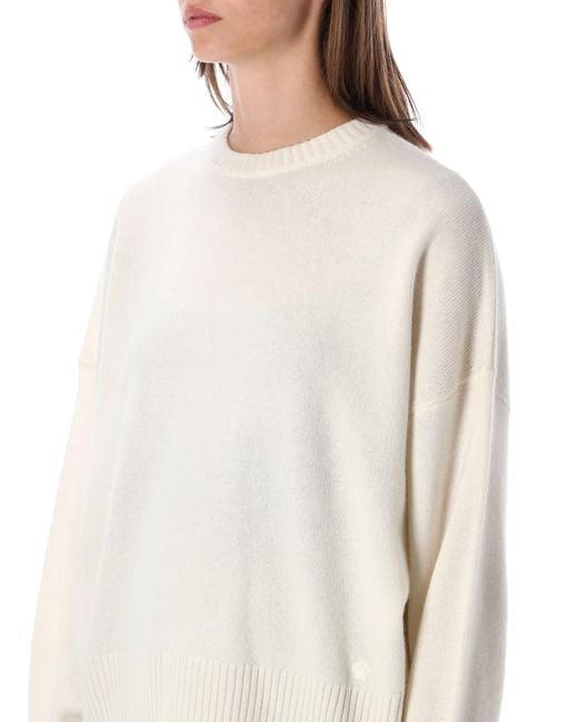 Loulou de Saison White Anton Cashmere Sweater