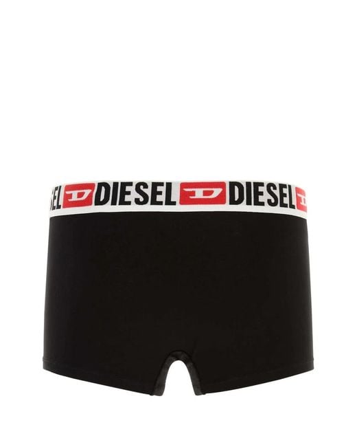 DIESEL Black Cotton Underwear for men