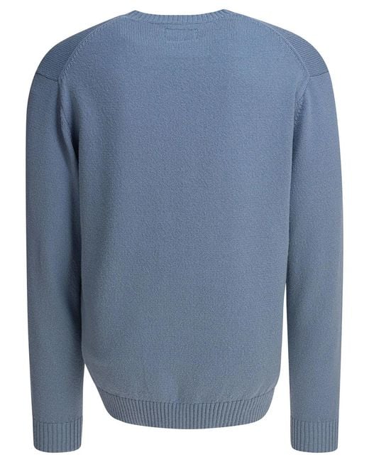 Beams Plus Blue "Lily Yarn" Sweater for men