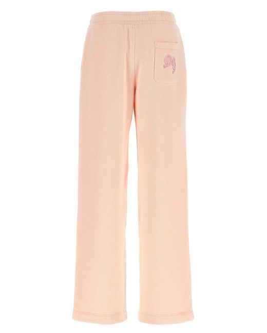 Dolce & Gabbana Natural Dolce & Gabbana Logo Embroidery Joggers