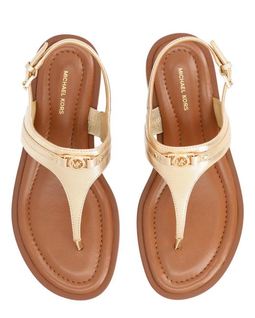 MICHAEL Michael Kors Natural Sheep Leather Sandal