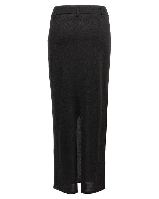 Missoni Black Vanity And Lamé Skirt