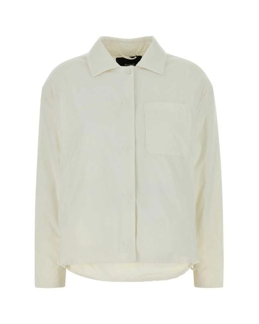 Herno White Shirt Jacket