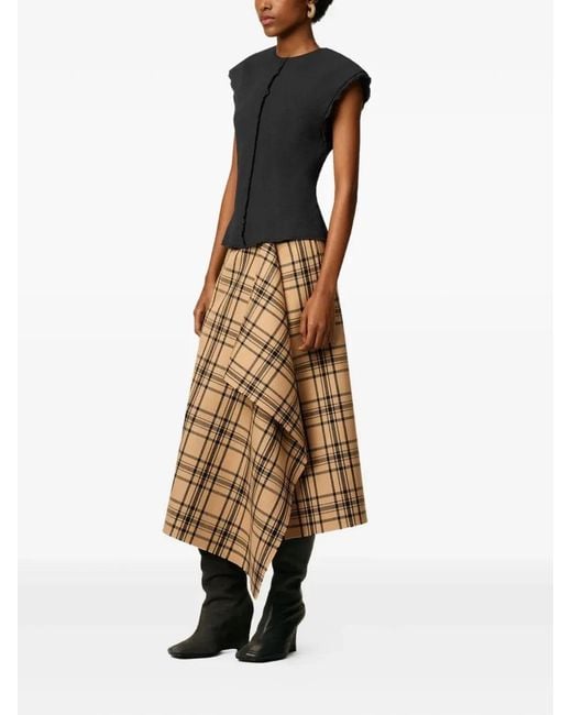 AMI Black Sleeveless Top