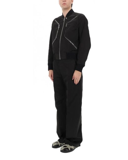 Rick Owens Black "Heizer Flight" Jacket for men