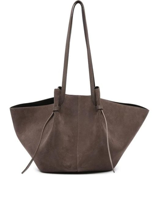Yuzefi Brown Large "Mochi" Tote Bag
