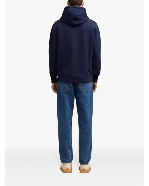 AMI Blue De Coeur Hoodie for men