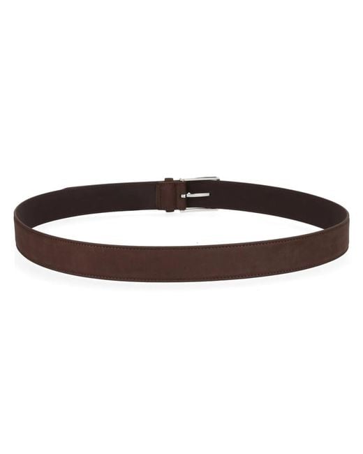 Boss Brown Leather Belt for men