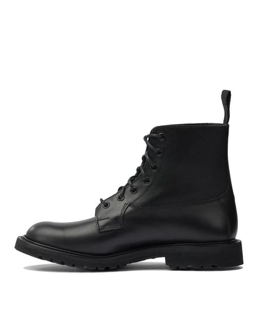 Tricker's Black "Burford" Ankle Boots for men