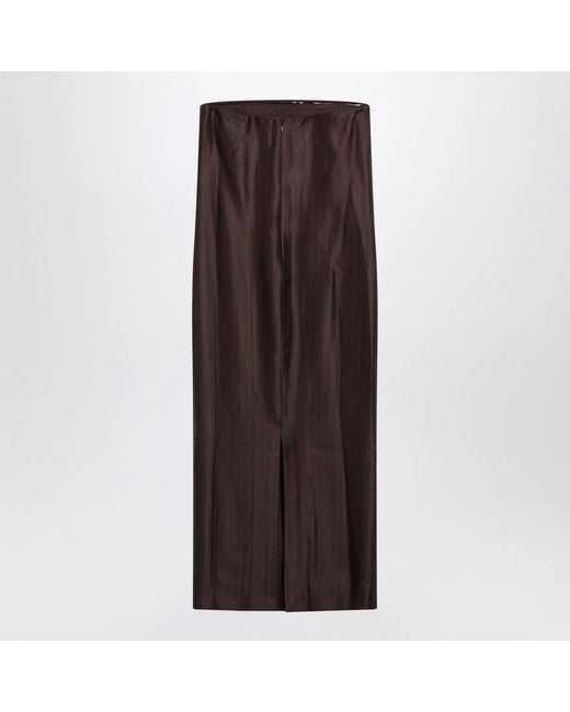 Loulou de Saison Brown Giulia Bustier Dress