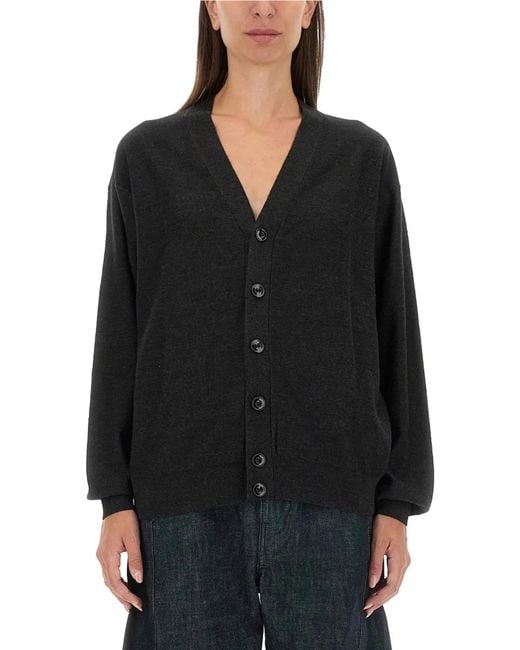 Lemaire Black "Twisted" Cardigan