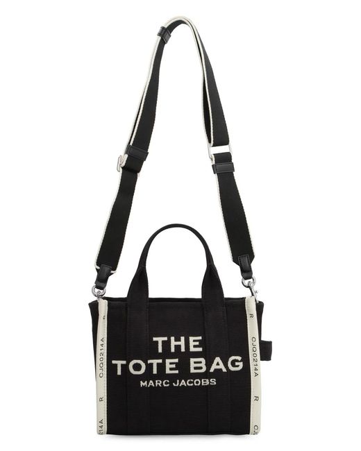 Marc Jacobs Black The Jacquard Small Tote Bag