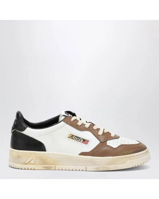 Autry White Medalist Low Super Vintage Sneakers for men