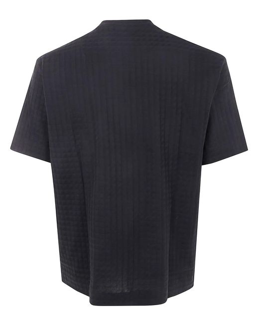 Emporio Armani Black Classic Short Sleeves T-Shirt for men
