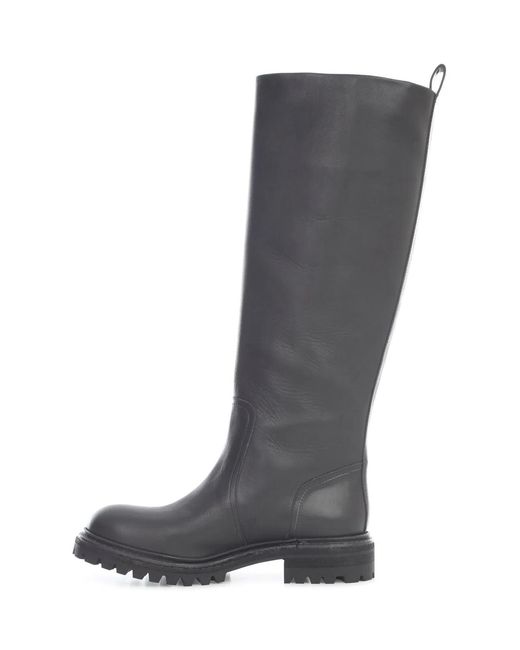 Roberto Del Carlo Gray Kobe Rounded Point High Boot