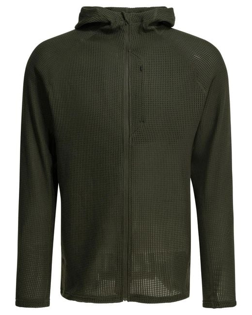 Houdini Sportswear Green "Pace Flow" Hoodie for men