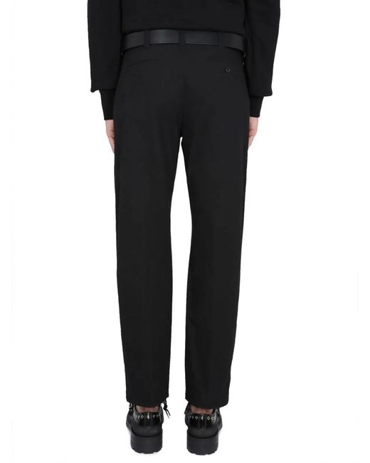 McQueen Black Workwear Pants for men
