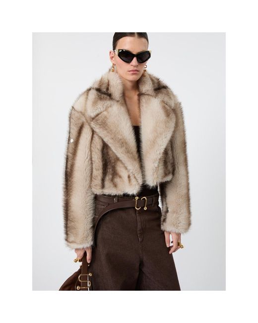 Max Mara Brown "Quantum" Eco Fur
