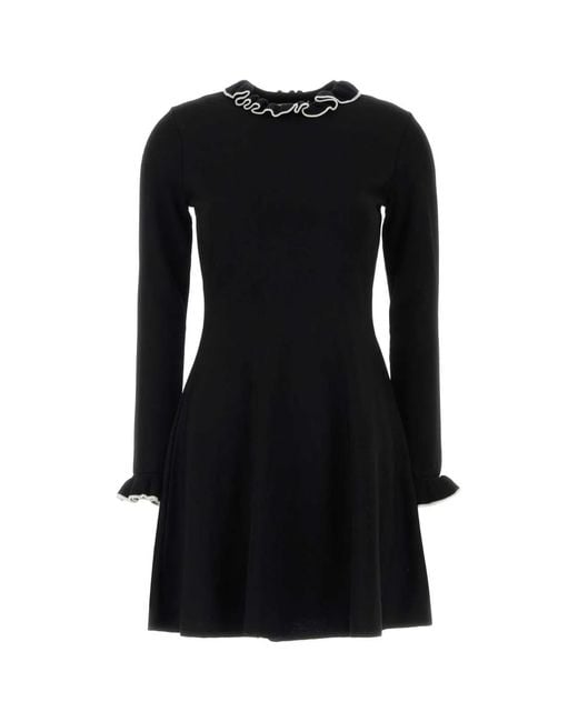 Valentino Garavani Black Abito Maglia