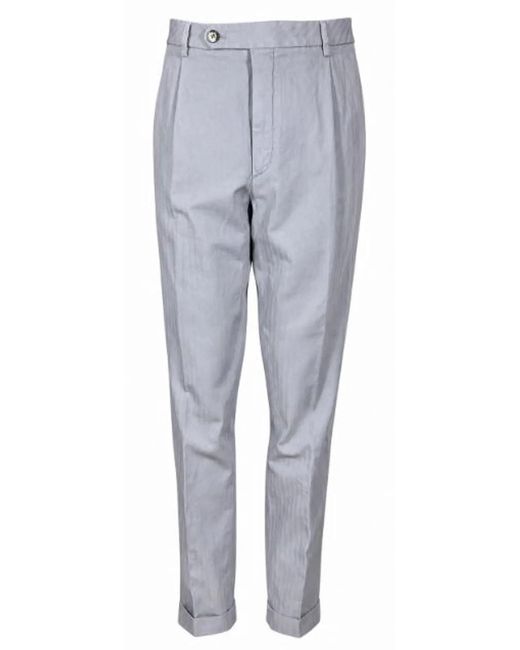 GTA Gray Light Cotton Trousers for men