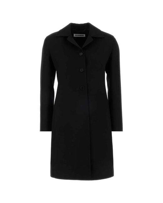Jil Sander Black Coat 74 Db