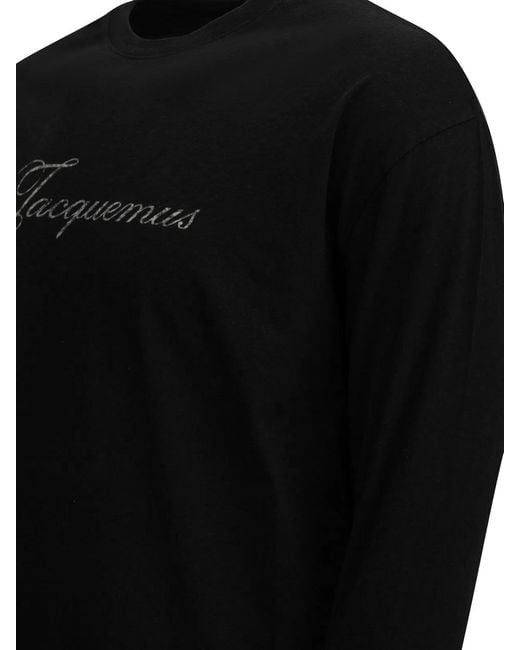 Jacquemus Black Crew-Neck T-Shirt