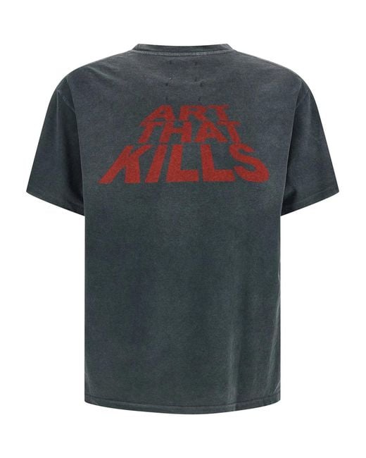 GALLERY DEPT. Gray 'Skeleton Beach Grit' T-Shirt for men