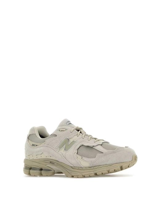 New Balance White Sand Suede And Mesh 2002Dx Protection Pack Sneakers for men