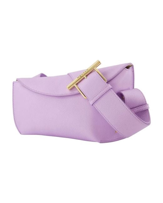 McQueen Purple T-Bar Sling Crossbody