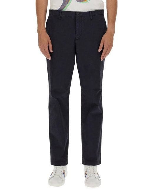 Paul Smith Blue Ps Paul Smith Regular Fit Pants for men
