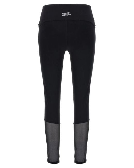 NOT AFTER TEN Blue Tulle Insert Leggings