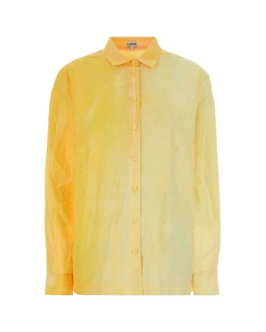 Loewe Yellow Cotton Blend Shirt