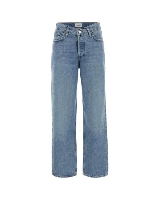Agolde Blue V-Waist Baggyfairway