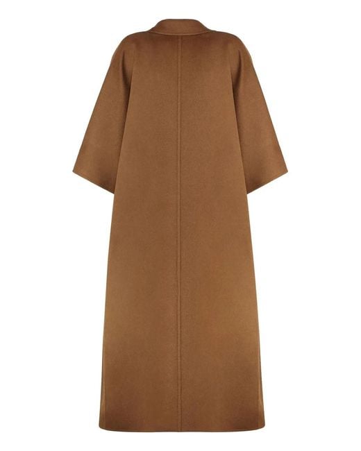 Max Mara Brown Long Camelwool Coat