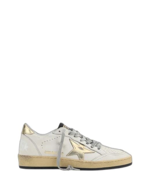 Golden Goose Deluxe Brand White Ballstar Leather Upper