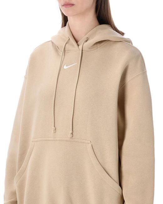 Nike Natural Phoenix Fleece Oversized Hoodie