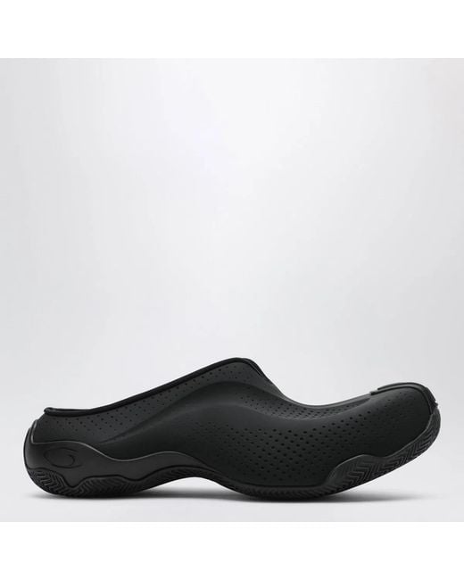 Balenciaga Black Basketball Mule Matte Sneakers for men