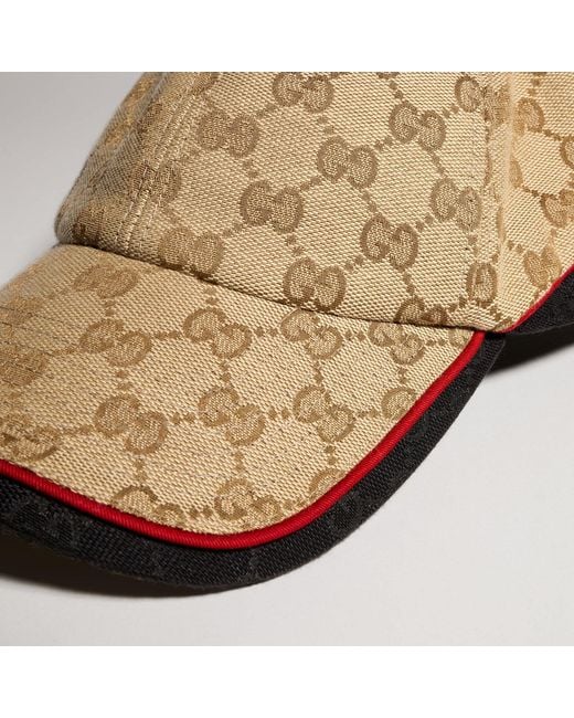 Gucci Natural Fabric Baseball Cap for men