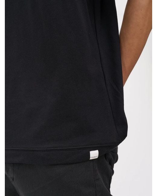 Paolo Pecora Black Jersey T-Shirt for men