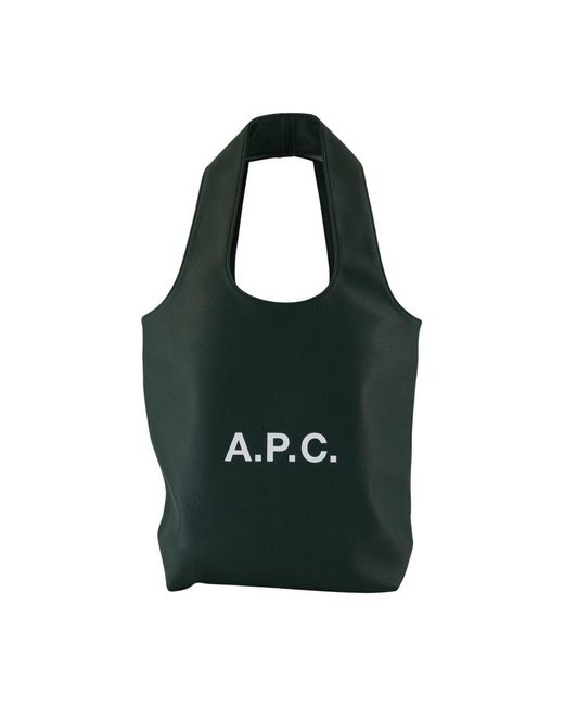 A.P.C. Black Ninon Small Shopper Bag