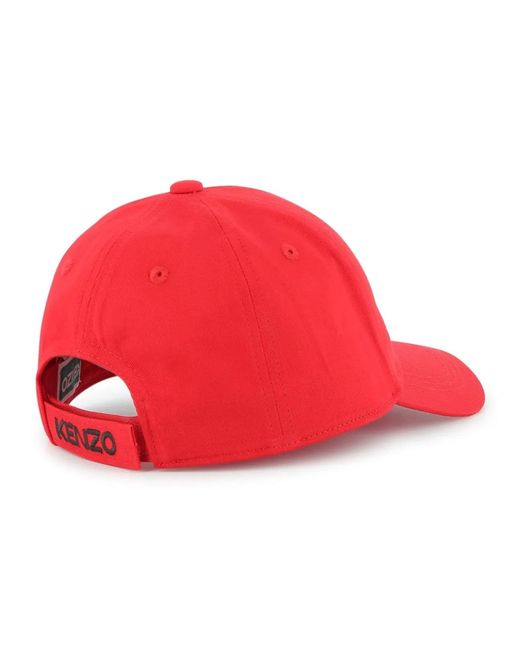 KENZO Red Hat With Logo