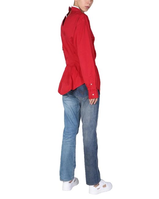 1/OFF Red Remade Shirt Ralph Lauren
