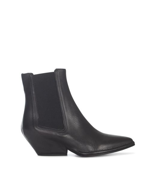 Roberto Del Carlo Black Kobe Classic Texan Boot W/Leather Point