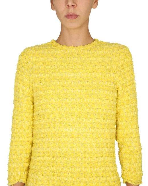 Balenciaga Yellow Back-To-Front Short Dress
