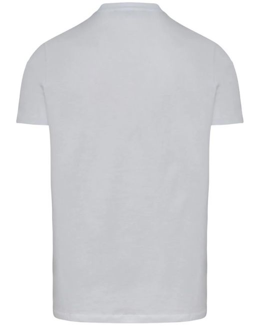 DSquared² White Regular Fit Tee for men