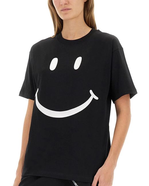 Moschino Black "Smiley" T-Shirt
