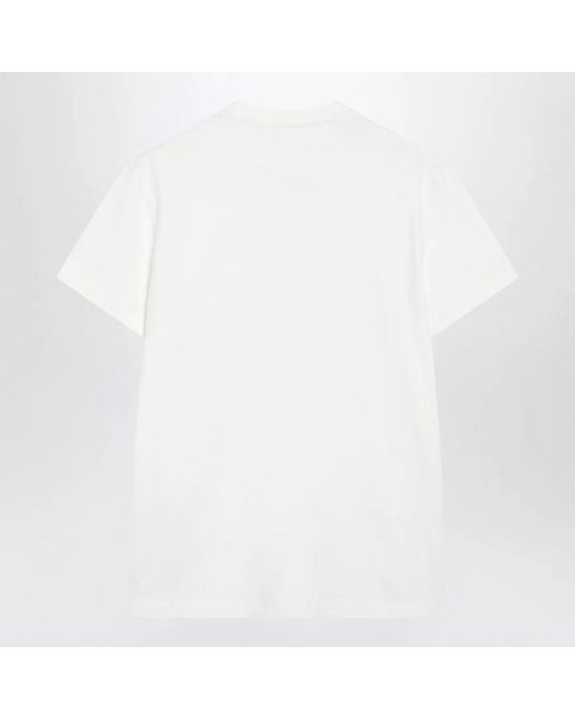 Maison Margiela White Doublelayer Cotton Tshirt