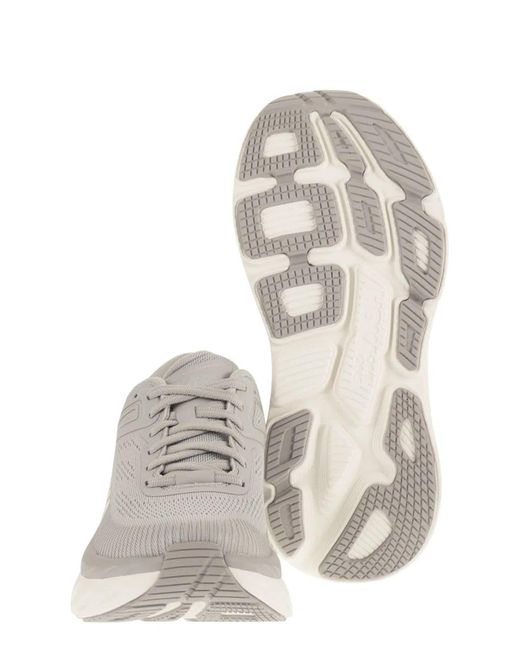 Hoka One One Gray Textile Synthetic Sneakers