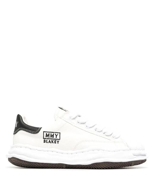 Maison Mihara Yasuhiro White "Blakey" Low Top Sneakers for men